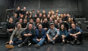 Michael Fassbender with Gaiety School of Acting Students