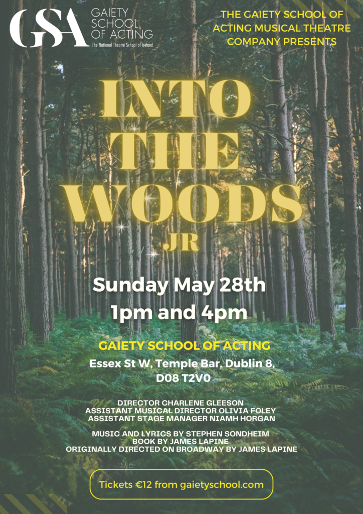 Into the woods gaiety school of acting