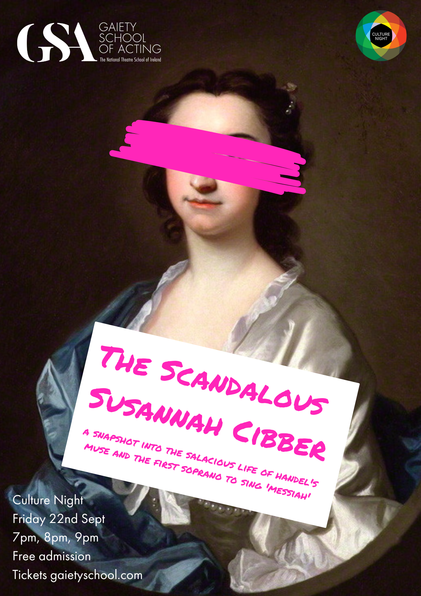 The Scandalous Susannah Cibber – Culture Night