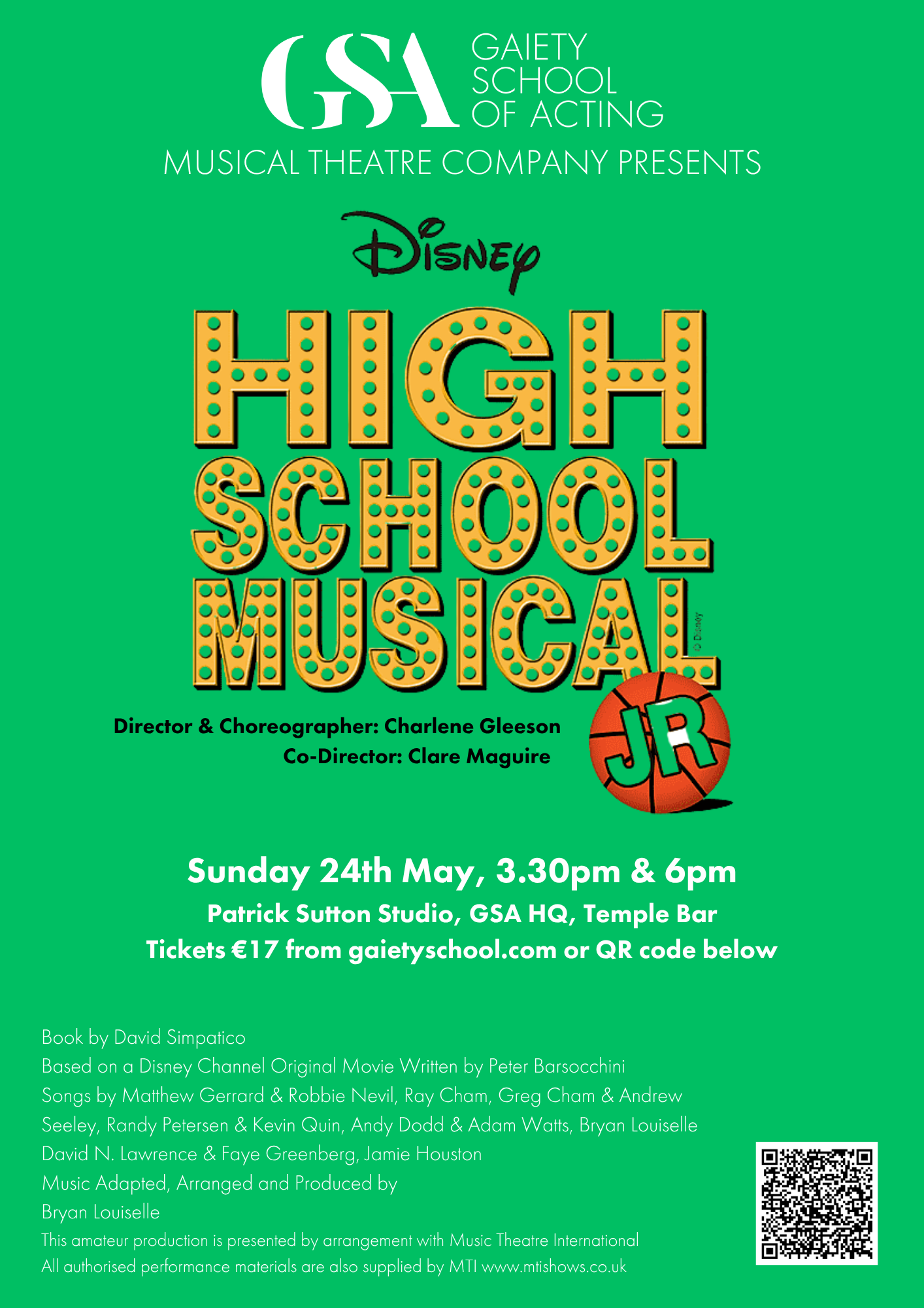 Musical Theatre Company: High School Musical Jr 2026 3:30pm